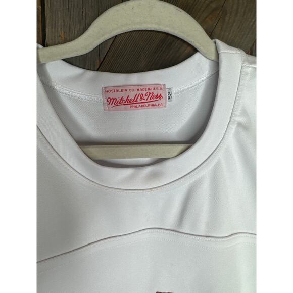 Nostalgia & Co O.J. Simpson Jersey by Mitchell & Ness Size 52 White Red USA Made - Picture 3 of 8